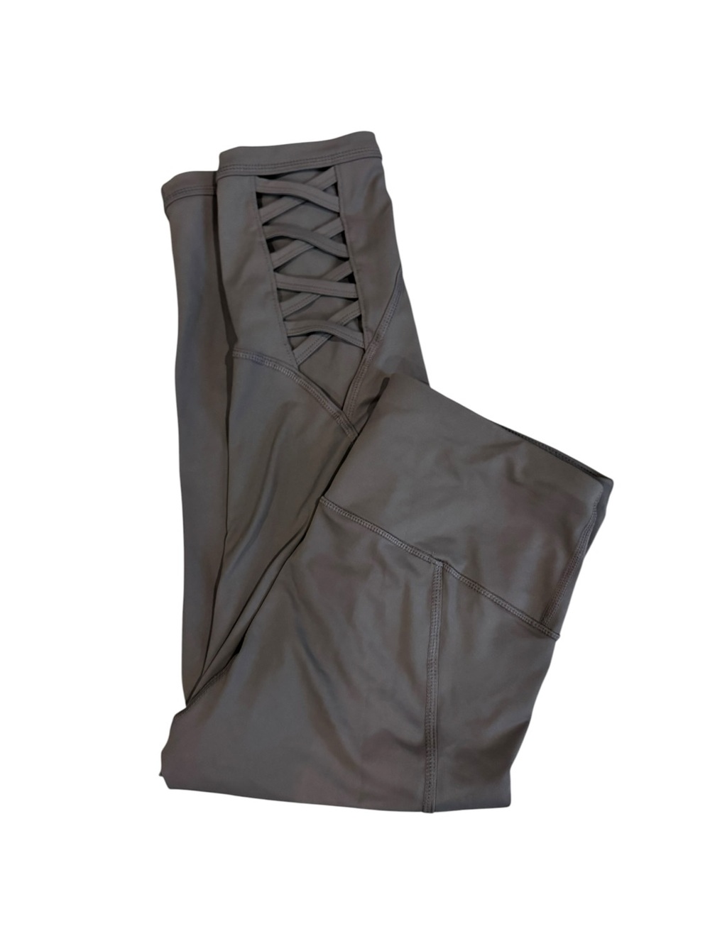 Active Life Gray Crisscross‎ Leggings